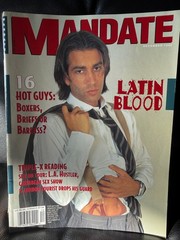 Mandate Magazine 12/96 vintage gay interest male pinups