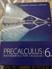 Precalculus: Mathematics for Calculus textbook by Stewart, Redlin, Watson