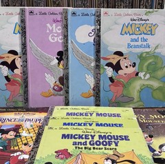 Huge Lot of 72 Vintage Little Golden Books Disney Sesame Street Looney Tunes
