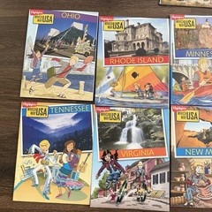 Highlights Which Way USA Lot of 20 State Books Most Maps Included