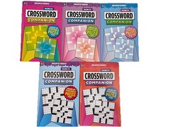Lot 5 Kappa Crossword COMPANION Books Braintainment NEW Free Ship