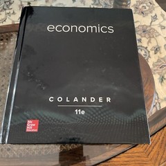 Economics – Hardcover By Colander, David C – VERY GOOD