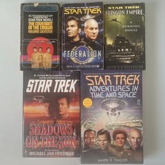 Star Trek Novels Set of 5 Shadows on the Sun Covenant of the Crown Klingon 90s