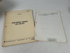 40-mm grenade launchers M203 and M79, 1972, FM 23-3 Original Manual With Change