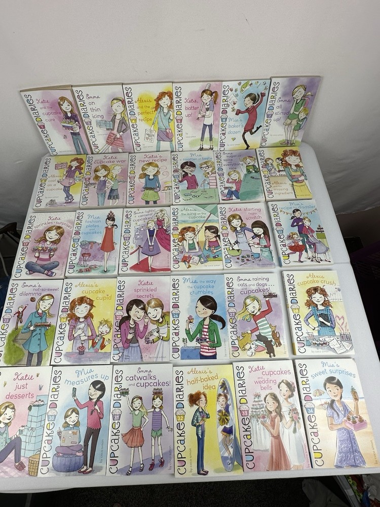 Lot of 30 Cupcake Diaries Coco Simon Books (Missing #2, 10, 11, 12, )