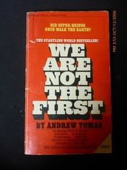 WE ARE NOT THE FIRST Andrew Tomas 9th print 1973