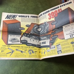 1970 RADIO SHACK Catalog Sales Paper ~ 40 Pages Of Vintage HiFi Electronics