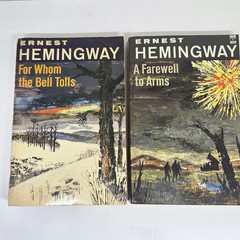Ernest Hemingway Early PB Scribner Lot Farewell To Arms & For Whom Bell Tolls