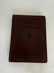 1929 GREGG SHORTHAND ANNIVERSARY EDITION HC BOOK