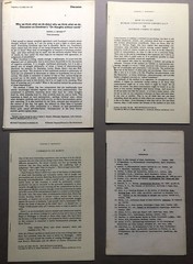 Daniel C Dennett / 3 offprints of articles on philosophy Comments on Rorty 1982