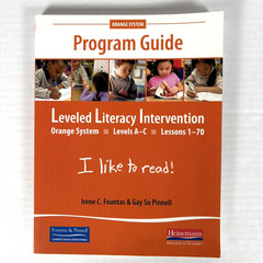 FOUNTAS & PINNELL LLI Orange System Teacher Lesson Guides Vol 1-2 Tech Package