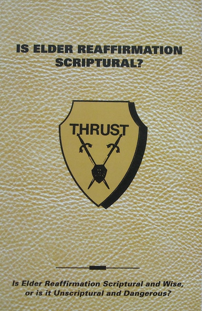 IS ELDER REAFFIRMATION SCRIPTURAL? JERRY MOFFITT ~CHURCH OF CHRIST ~ SHIPS FREE!