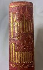 THE LADIES WREATH Antique Victorian Gift Book COLOR PLATES Fine Leather Binding