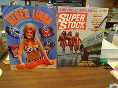 1970 Here’s Linda Vaughn Magazine Pin-Up Centerfold & JUN 1972 SUPER STOCK ISSUE