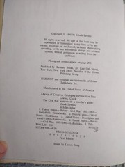 The Civil War SourceBook. A Traveler’s Guide By Chuck Lawless. Vintage 1991