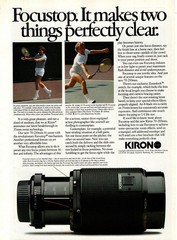 Kiron – Lens 70-210mm Zoom – Original Magazine Ad – 1983
