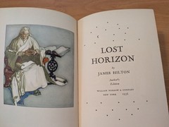 James Hilton – Lost Horizon HC (Authors Edition) Morrow 1936- Illustrated