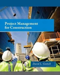 Project Management for Construction – Hardcover, by Goetsch David – Very Good