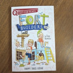 Fort Builder Happy Tails Lodge by Dee Romito (2020, Trade Paperback)