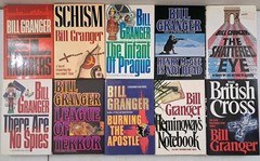 Lot Of 10 First Print-First Edition HCDJ-VTG Suspense-Bill Granger’s Schism ETC