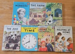 7 Vintage Ladybird books series 563 Helping at Home Farm Puppies Time Zoo B