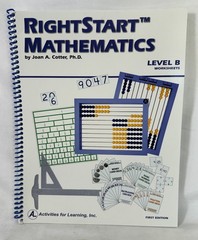 RightStart Mathematics Math Level B – 1st Edition Worksheets Spiral Workbook