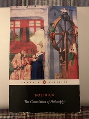 The Consolation of Philosophy; Penguin C- paperback, 0140447806, Ancius Boethius