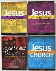 Ave Maria Press Encountering Jesus Series(3)+ Sacred Scripture *LIKE A NEW*