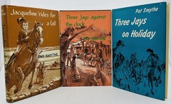 Pat Smythe 3 Bk Lot HC DJ Three Jays Series 1958 1959 First Edition equestrian
