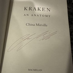 Kraken – China Miéville – Signed UK First Edition HCDJ New Weird Urban Fantasy