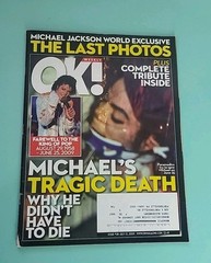 Ok Magazine World Exclusive Last Pictures Of Michael Jackson. Issue 681, 7/7/09
