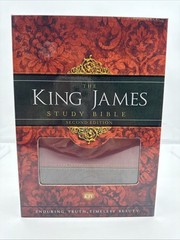KJV Study Bible: Second Edition – Thomas Nelson Burgundy Bonded Leather READ
