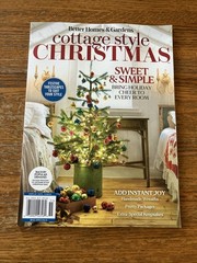 Better Homes & Gardens Cottage Style Christmas January 2025 Magazine