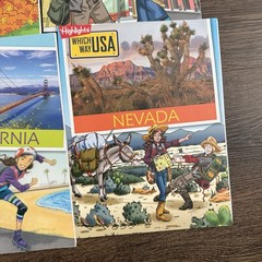 Highlights Which Way USA Lot of 20 State Books Most Maps Included