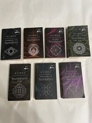 Isaac Asimov Foundation Series (Foundation) Box Set – Paperback – Lot Of 7