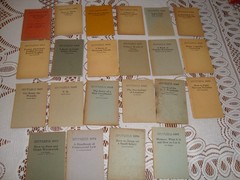 22 Little Blue Books, # range 1002 to 1097, VG condition
