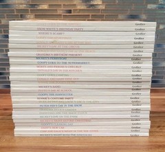 Lot 29 Vintage Disney Rhyming Reader Books Series Hardcover Mickey Grolier 1988