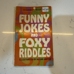 Funny Jokes and Foxy Riddles Illustrated by Allan Jaffee Softcover Western 1968