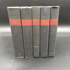 Vintage Mark Twain Complete Novels Book Lot Set of 5 Nelson Doubleday Hardcover