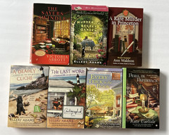Lot of 7 Bibliophile Book Lovers Cozy Mystery PB Books Mixed Authors One Signed