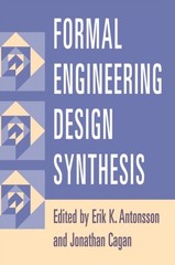Antonsson – Formal Engineering Design Synthesis – hardback or cased bo – G555z
