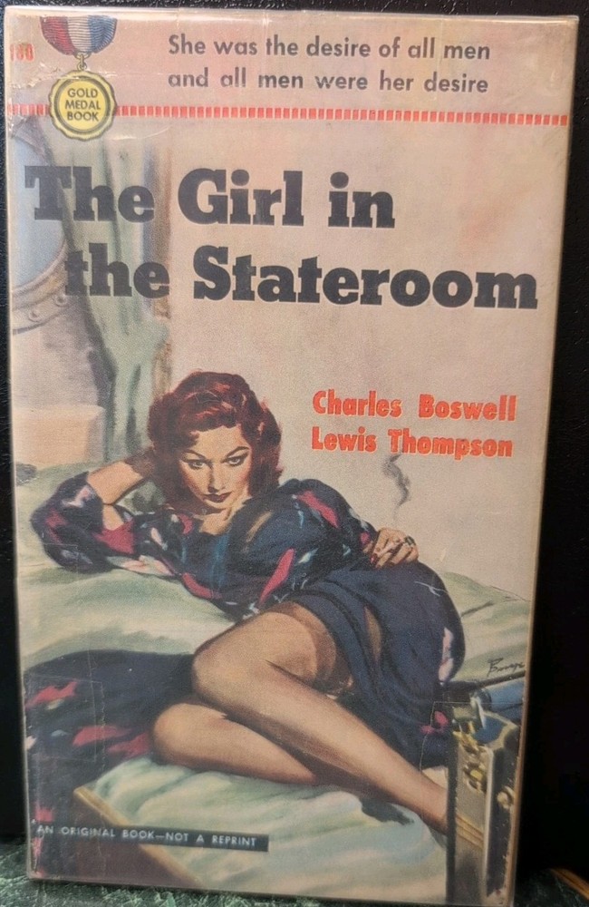 THE GIRL IN THE STATEROOM by Charles Boswell & Lewis Thompson – Vintage Pulp PB