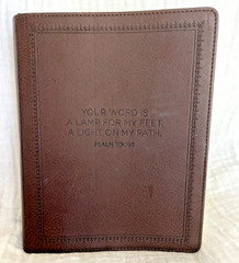 Journey The World NIV Bible Brown Faux Leather Bound Large Print, Joel Osteen