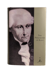 Philosophy of Kant – Immanuel Kant (Modern Library Hardcover 1994) Dust Jacket