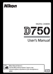 Nikon D750 COMPLETE Instruction Reference Guide COIL BOUND 538 PAGES!!!