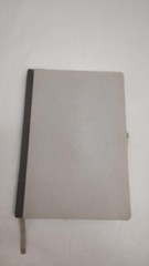 Hardcover Dot Grid Notebook Gray Bullet Journal Elastic Closure