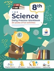 8th Grade Science: Daily – Paperback, by ArgoPrep; Argo Brothers – Very Good h