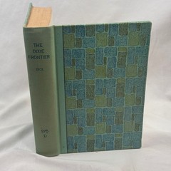 Alfred A Knopf The Dixie Frontier 1948 Green Good First Edition Ex Lib HC