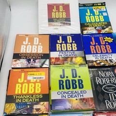 Large Lot Of 17 Nora Roberts As JD Robb Audio Books On CD In Death Series