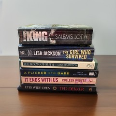 Variety of 6 Fiction Books Mixed Lot , Good Condition